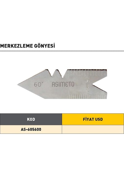 Fett As-605600 Asimeto Merkezleme Gönyesi