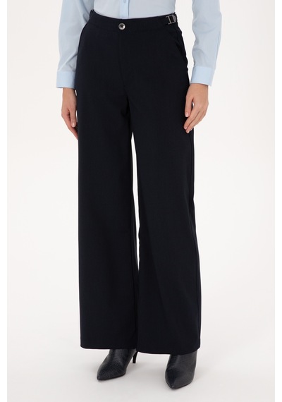 U.s. Polo Assn. Kadın Lacivert Pantolon Kanvas-chino 50309342-vr033 Lacivert