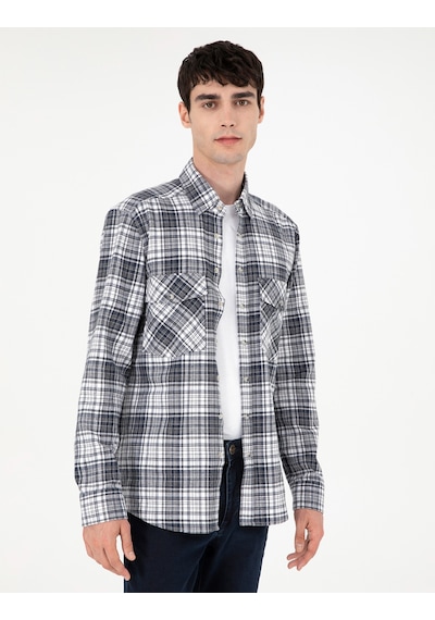 Pierre Cardin Erkek Lacivert Gömlek Desenli 50292345-vr033 Lacivert Pierre Cardin Erkek Lacivert Gömlek Desenli 50292345-vr033 Lacivert