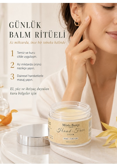 Minia Bahçe Portakal & Ylang Ylang El ve Yüz Kremi 50 ML