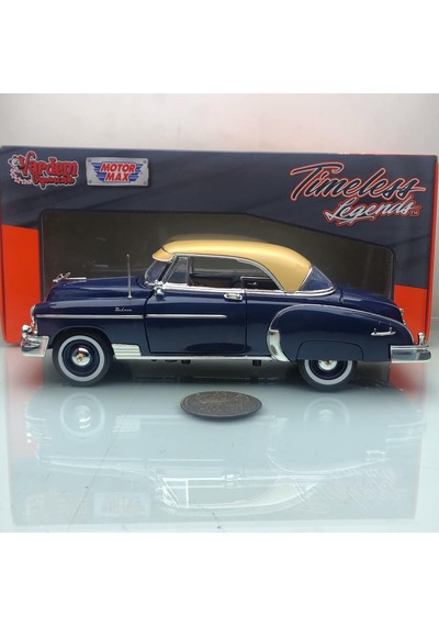 1950 Chevrolet Chevy Belair Blue 1 18 Olcek Motormax