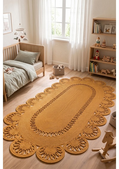 Jüt Hasır Oval Kilim Dekoratif Örgü Model Halı Salon Oturma Odası Mutfak Koridor Yatak Odası Banyo Balkon Yolluk Bohem Ev Dekoru 220hasırbambu Jüt Hasır Oval Kilim Dekoratif Örgü Model Halı Salon Oturma Odası Mutfak Koridor Yatak Odası Banyo Balkon Yolluk Bohem Ev Dekoru 220hasırbambu