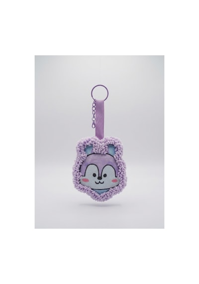 Myballistore K-pop Bt21 J-hope Mang Tasarım Punch Charm Anahtarlık Mor