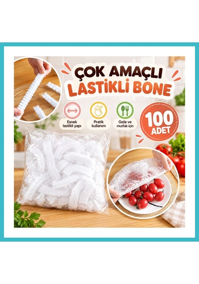 Bezos Çok Amaçlı Lastikli Bone 100 Lü Dfnbez