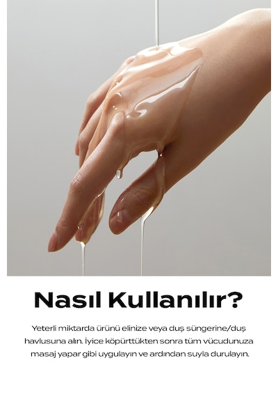 Pürüzsüzleştirici Nemlendirici Saten Bitişli Duş Jeli Kundal Moist Gleam Body Wash Santal Rose Odunsu