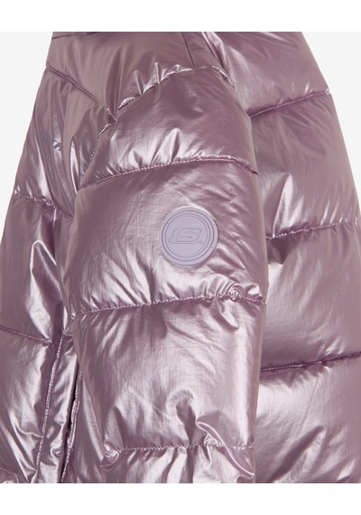 Skechers G Puffer Shiny Jacket Büyük Kız Çocuk Lila Mont Sk2620098-0258 Mor
