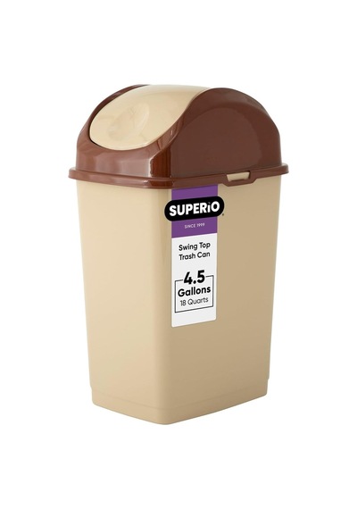 Kapaklı Orta Boy Çöp Kovası 4,5 Galon Plastik Salıncak Üst Çöp Kovası Lavabo/dolap Altı, Çamaşır Odası, Mutfak, Ofis, Yatak Odası, Banyo, Üniversite Yurdu, 18 Qt, Bej Çok Renkli Kapaklı Orta Boy Çöp Kovası 4,5 Galon Plastik Salıncak Üst Çöp Kovası Lavabo/dolap Altı, Çamaşır Odası, Mutfak, Ofis, Yatak Odası, Banyo, Üniversite Yurdu, 18 Qt, Bej Çok Renkli