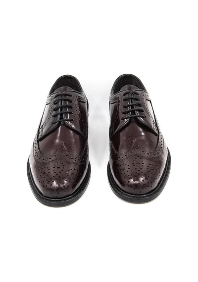 Danacı Kösele 906 Erkek Klasik Ayakkabı - Bordo Bordo
