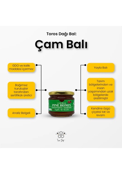 Toros Dağı Bal Çam Balı 400 G