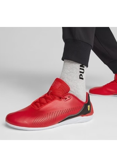 Puma Ferrari Drift Cat Decima 307193-08 Erkek Spor Sneaker Ayakkabı Kırmızı-Siyah Kırmızı - Siyah