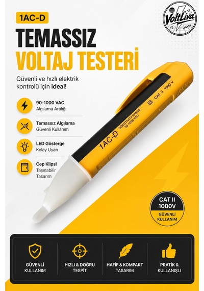 1ac-d Temassız Voltaj Dedektörü