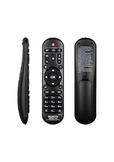 Ayt Huayu Kr Rm-b1741 Universal Android Tv Box Kumandası Tüm Tv Box Cihazlarına Kopyalanabilir Uzaktan Kumanda