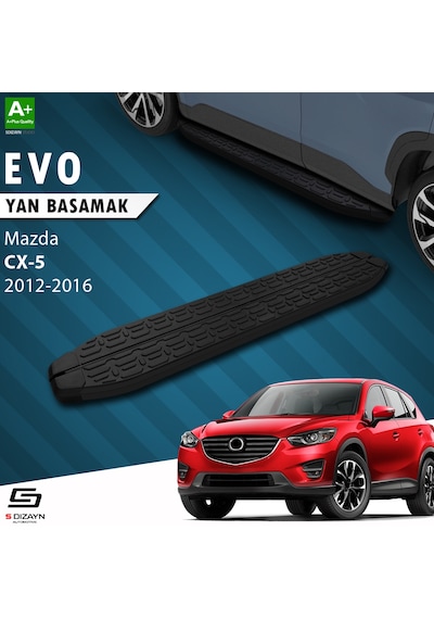 S-dizayn Mazda Cx-5 Evo Siyah Yan Basamak 183 Cm 2012-2016