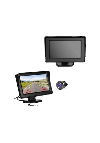 Gpr Geri Görüş Monitörü 4.3" Ekran Kamera