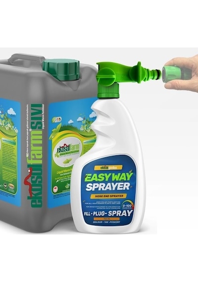 Ekosolgarden Ews Hortum Ucu Sprayer + 10 Litre