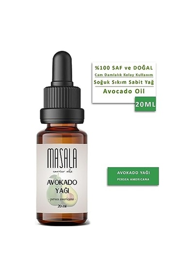 Saf Avokado Yağı 20 Ml. Soğuk Pres Avocado Oil Diğer