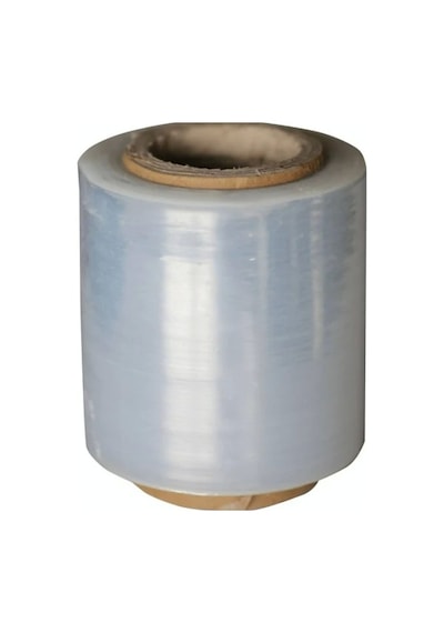 Makro Şeffaf Streç Film Bant 17 Mikron 10cmx200mt Yapışkansız