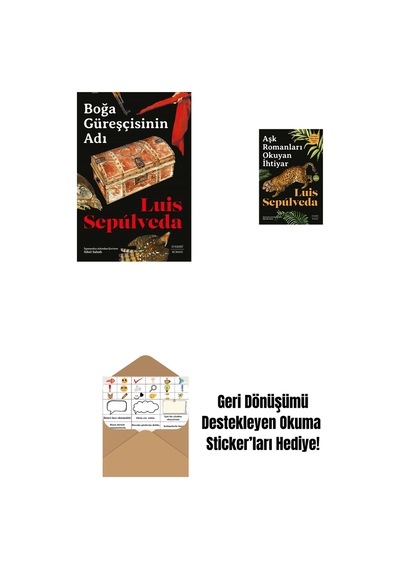 Boğa Güreşçisinin Adı + Aşk Romanları Okuyan İhtiyar + Okuma Sticker'ları