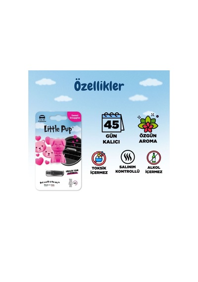 Little Joe Little Pup Tatlı Araç Kokusu Sweet Snuggles -45 Gün