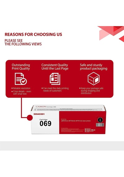 Canon Crg-069 Toner Sarı/ 5091c002 /lbp673cdw /mf752cdw /mf754cdw