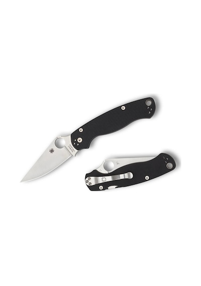 Spyderco Para Military 2 Black G-10 Plainedge Çakı Siyah