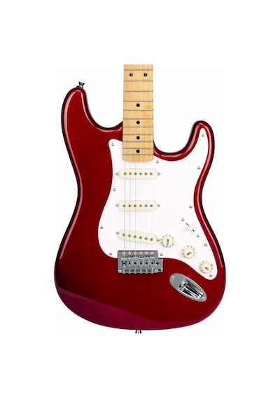 Sx Stratocaster Elektro Gitar Candy Apple Red