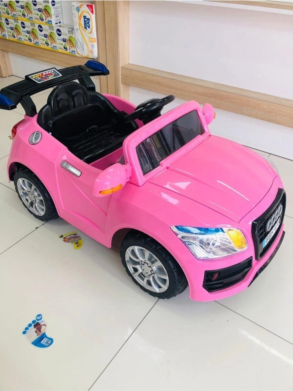 Öykü Bebek Dünyası E-drive-5 Akülü Araba 12v Pembe