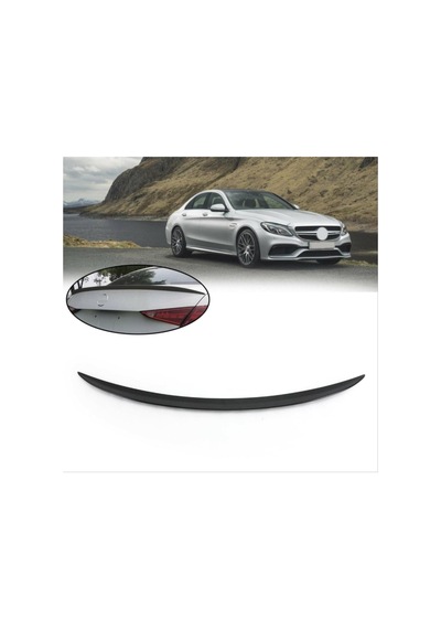 Mercedes W206 C Serisi 202+ Uyumlu Profesyonel Fırın Boyalı Amg Spoiler