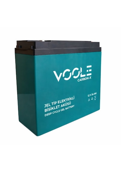 Voole 12v 24 Ah Elektrikli Bisiklet Jel Aküsü 5li Set 2026 Üretimi
