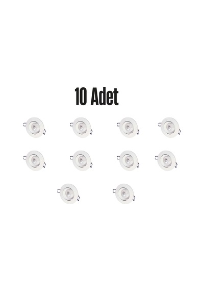 Ct-5256 Safir 8 W Spot 10adet Gün Işığı