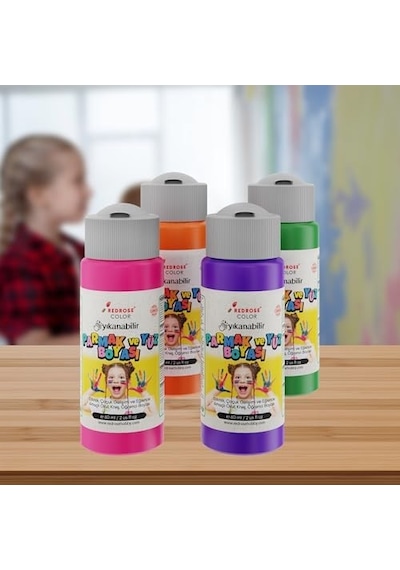 Ara Renkler Parmak Boyası 4&apos Lü Set 4x60 Ml