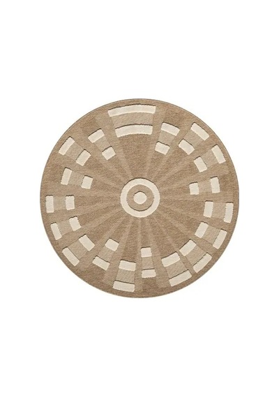Seyran Halı Marakeş 677 Beyaz Oval Makine Halısı