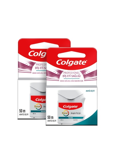 Colgate Total Profesyonel Diş Eti Sağlığı Arayüz Diş İpi 2 x 50 M