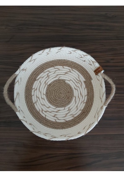 Hasır Sepet, Saklama Kutusu, Düzenleyici, Organizer 27x6 cm