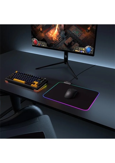 Rampage Mp-23 Blitz M Rgb Ledli 252x328x3 Mm Siyah Oyuncu Mouse Pad Diğer