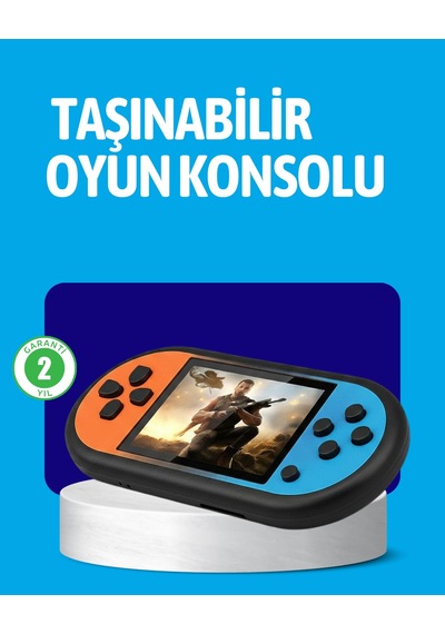 Retro 520 Oyunlu Taşınabilir Konsol Hd Ekran Usb Şarjlı - Lisinya