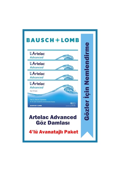 Artelac Advanced 30 Flakon 0,5 Ml 4 Adet