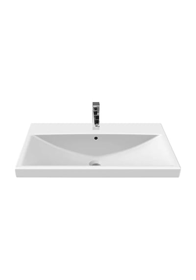 Turkuaz Seramik Cerastyle Elite 70 x 45 CM Etajer Uyumlu Damlalıklı Lavabo