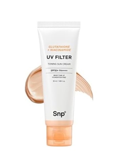 Snp Glutathione Ve Niacinamide Toning Sun Serum