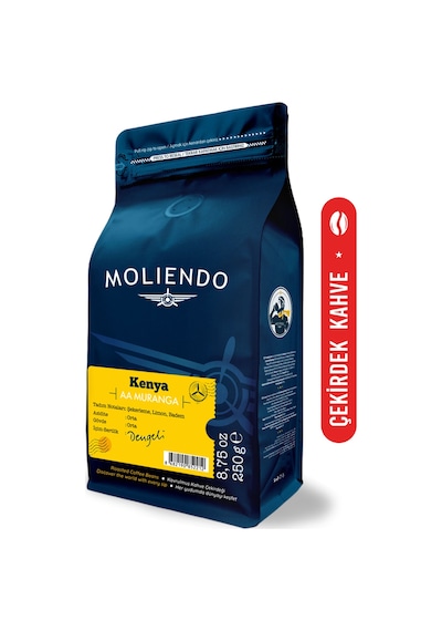 Moliendo Kenya AA Muranga Yöresel Çekirdek Kahve 250 G