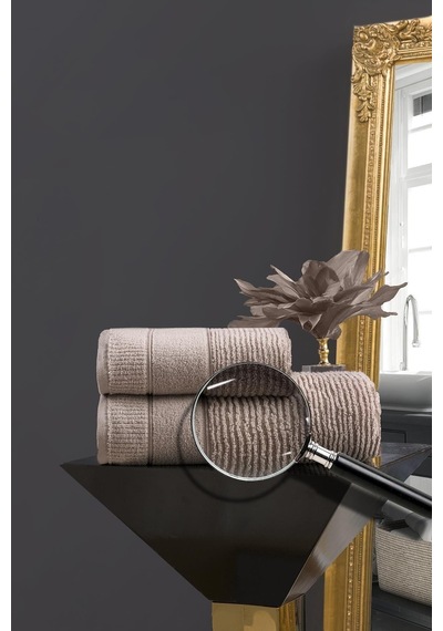 Varol Venedik Micro Cotton Banyo Havlusu 90x150cm Bej-90x150cm Bej