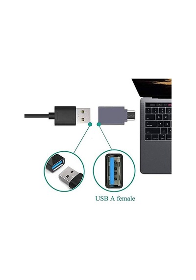 Type C Usb 3.1 To Usb 3.0 Dönüştürücü Otg Çevirici Adaptör Metal Macbook, İpad Air 2020, İpad Pro, Surface Pro, Diğer