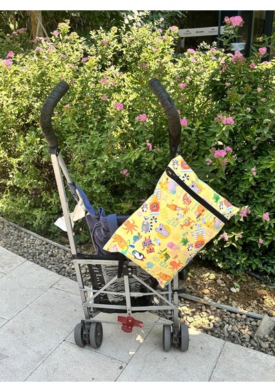 2 Adet, 37 X 30 Cm, Summer Ve Zoo Desen, Sıvı Geçirmeyen Çok Amaçlı Çanta, Ekonomik Set, Yıkanabilir, Fermuarlı Askılı Tote Bag Diğer