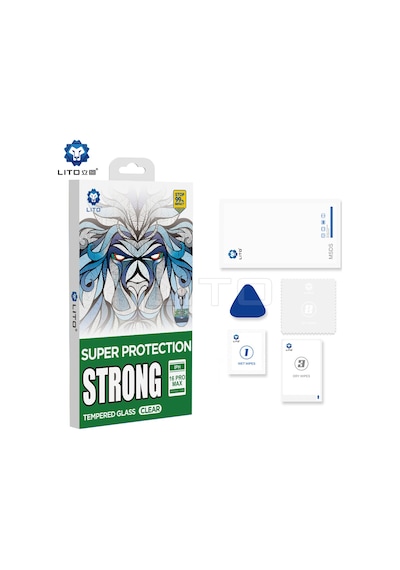 Lito D+ Max Clear Strong Glass Apple Uyumlu iPhone 13 Pro Max/14 Plus Ekran Koruyucu