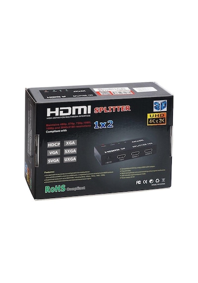 Powermaster 1X2 Hdmi Splitter 2Port 1080P