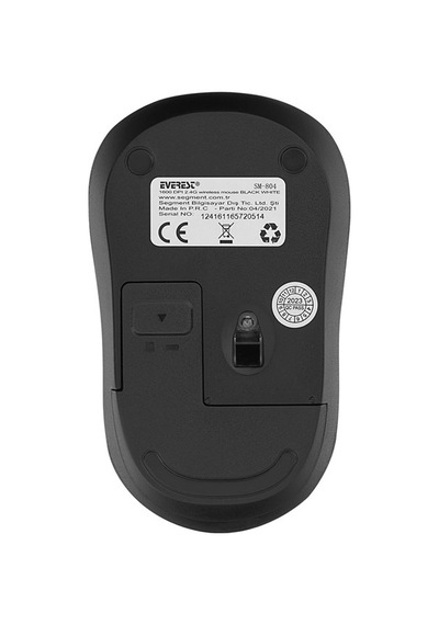 Everest Kablosuz Mouse Siyah-orange Sm-804