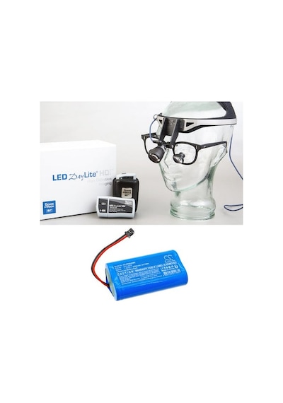 Designs For Vision Led Daylite Ve Daylite Hdi Cerrahi Alın Lambası Yüksek Kapasiteli Yedek Bataryası