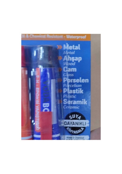 Cam Yapıştırıcı 2k Güçlü Epoksi Yapıştırıcısı Metal Plastik Cam Dekoratif Işler Için 15+15 Gr