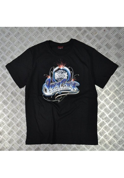 Stoned&Fame Westcoast Baskılı T-shirt SIYAH Siyah