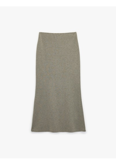 Koton Standart Bel Slim Fit Uzun Etek Deve Tüyü 6wak10041uk Taba